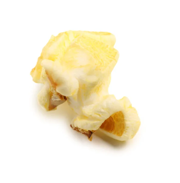 Ropogós Popcorn Fehér Alapon — Stock Fotó