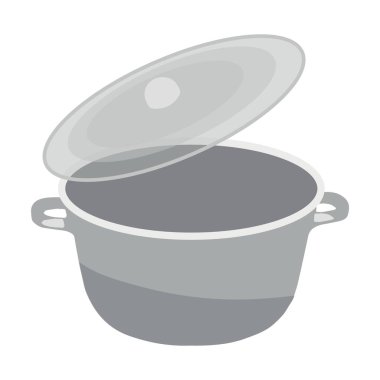 Beyaz arka planda temiz güveç