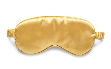 Beyaz arkaplanda şık uyku maskesi