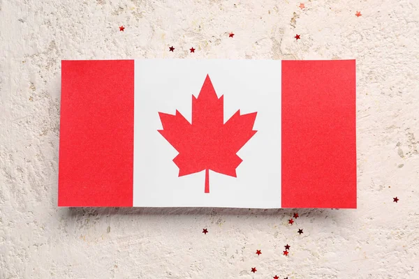 Paperilippu Kanadan Grunge Tausta — kuvapankkivalokuva