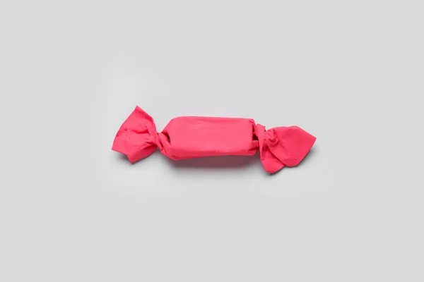Candy Red Wrapper Light Background — Stock Photo, Image