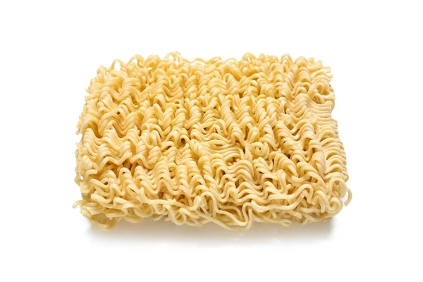 Raw Instant Noodles White Background — Stock Photo, Image