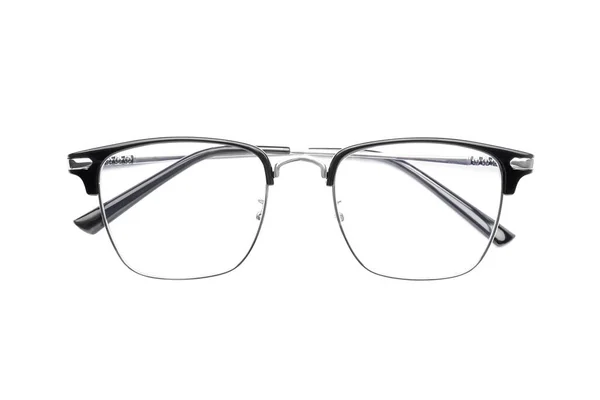Stylové Brýle Izolované Bílém Pozadí — Stock fotografie