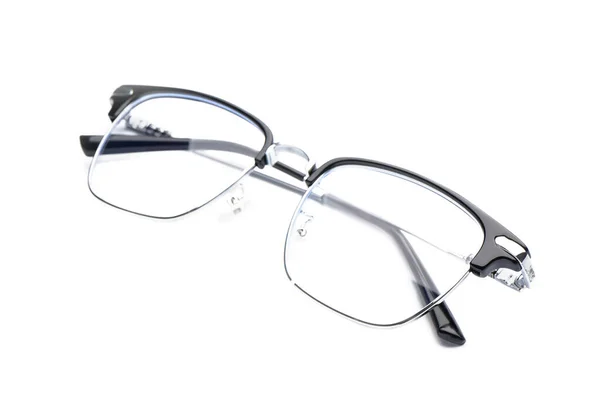 Stílusos Szemüveg Elszigetelt Fehér Alapon — Stock Fotó