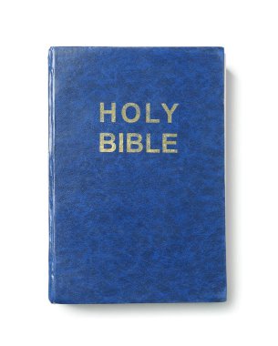 İncil'de beyaz zemin üzerine izole