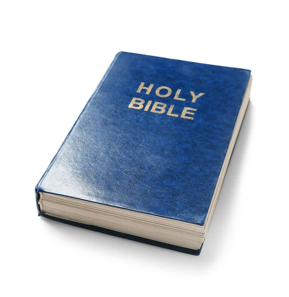 Bibeln Isolerad Vit Bakgrund — Stockfoto