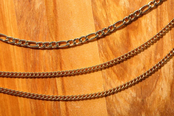 Krásné Šperky Dřevěném Pozadí — Stock fotografie