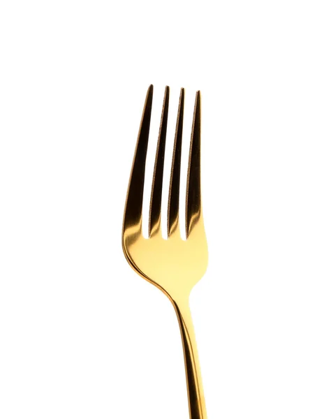 Stainless Steel Fork Isolated White Background — Stock Photo, Image