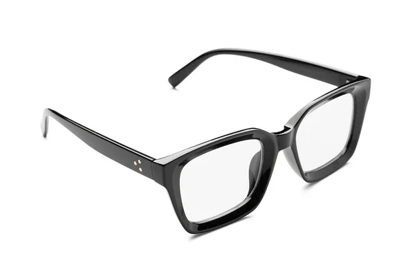 Stílusos Szemüveg Elszigetelt Fehér Alapon — Stock Fotó