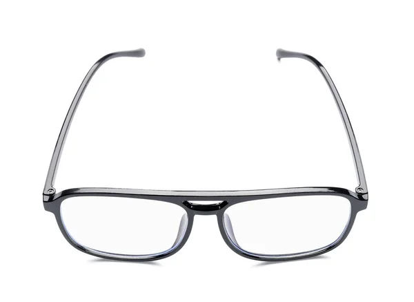 Óculos Elegantes Isolados Fundo Branco — Fotografia de Stock
