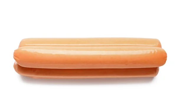 Tasty Sausages White Background — Stock Photo, Image
