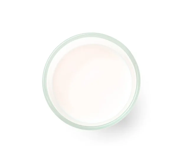 Glass Fresh Milk Isolated White Background — Stock Photo, Image