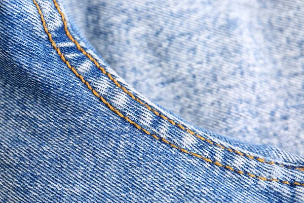 Stylish Denim Jeans Background Closeup — Stock Photo, Image