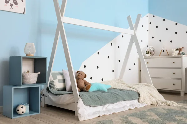 Interior Children Room Bed Commode — Stock Photo, Image