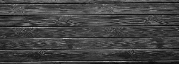 Texture Black Wooden Boards Background — Stock Photo, Image