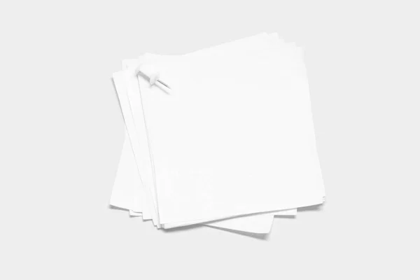 Sticky Notes Pin White Background — Stock Photo, Image
