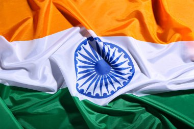 Arkaplan olarak Hindistan bayrağı