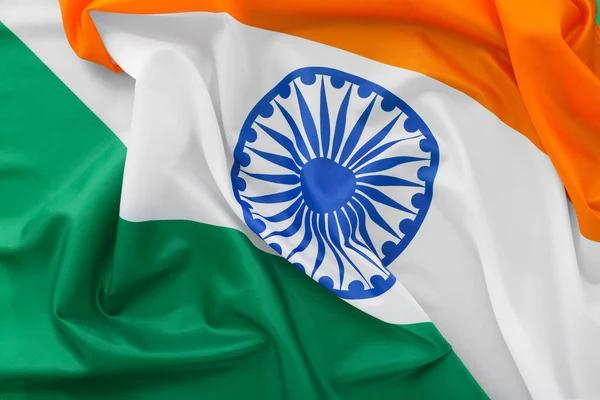 Flaga Narodowa Indii Tle — Zdjęcie stockowe