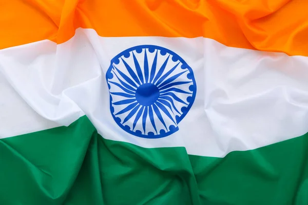 Nationale Vlag Van India Als Achtergrond — Stockfoto