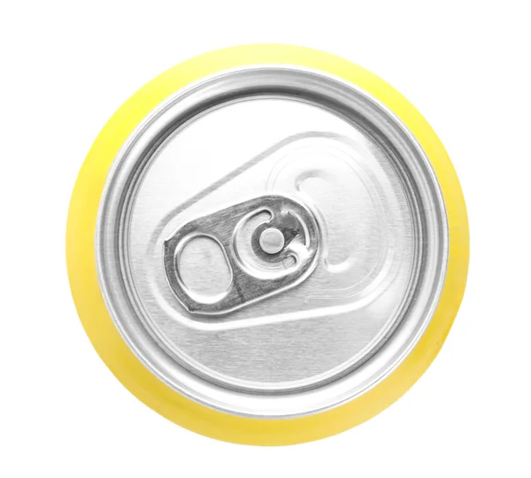 白い背景に新鮮なソーダの缶 — ストック写真