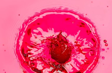 Olgun ahududu kırmızıya dönüşüyor