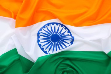 Arkaplan olarak Hindistan bayrağı