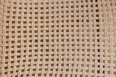 Hasır sandalye odada, yakın plan.