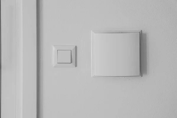 Interruptores Modernos Parede Luz — Fotografia de Stock