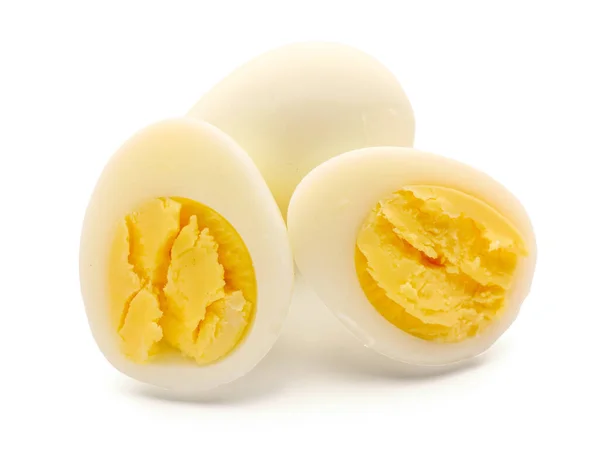 Boiled Quail Eggs White Background — Stock Photo, Image