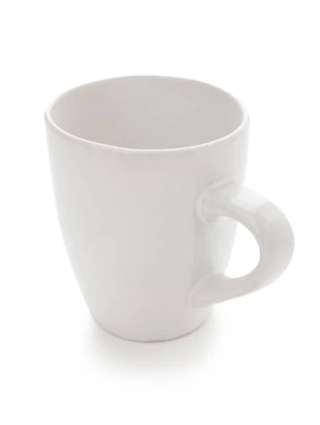 Empty Ceramic Cup White Background — Stock Photo, Image