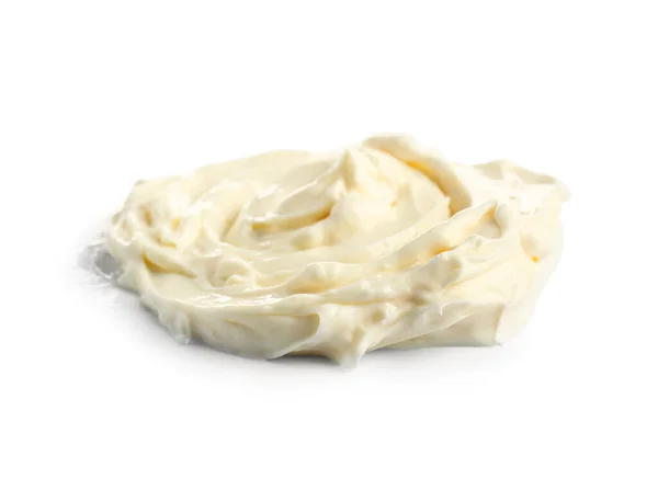 Tasty Processed Cheese Isolated White Background — Stock Photo, Image