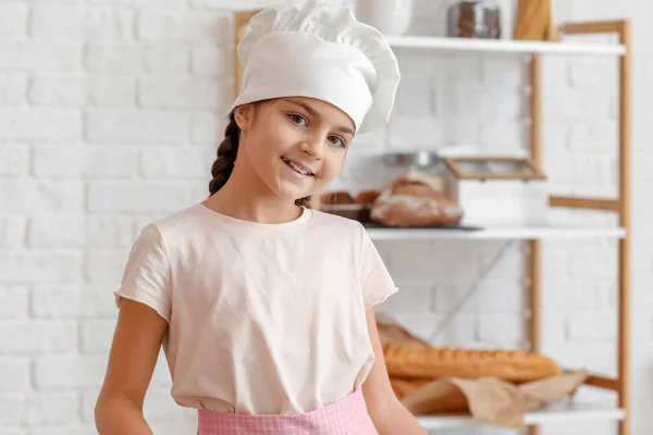 Cute Little Baker Kitchen — Stock Photo, Image