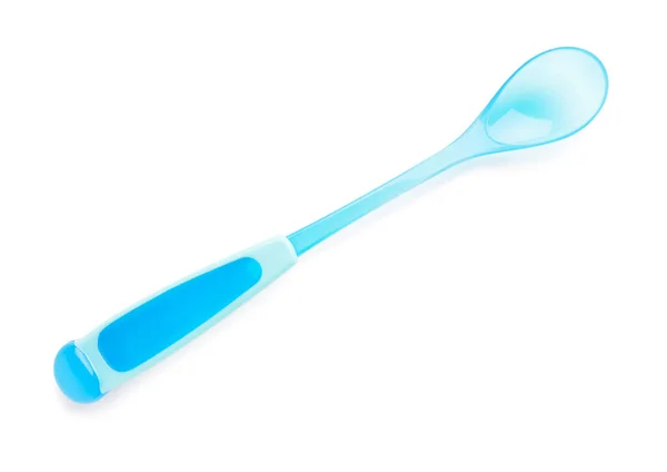 Baby Spoon Isolated White Background — Stock Photo, Image