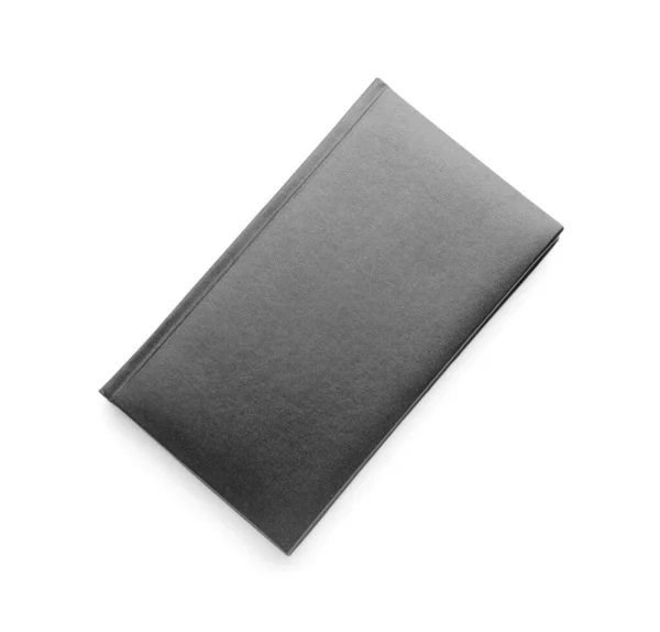 Black Notebook Isolated White Background — Stock Photo, Image