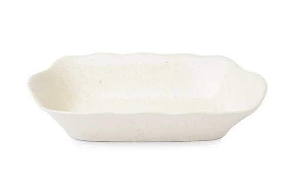 Ceramic Baking Dish Isolated White Background — Stock Photo, Image