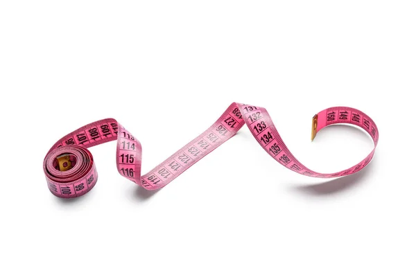 Pink Tape Measure White Background Stock Photo by ©serezniy 660227654