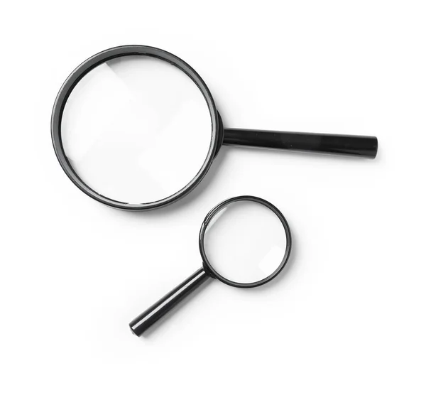 Magnifiers Isolated White Background — Stock Photo, Image