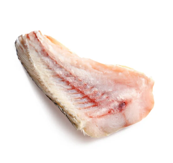 Raw Codfish Isolated White Background — Stock Photo, Image