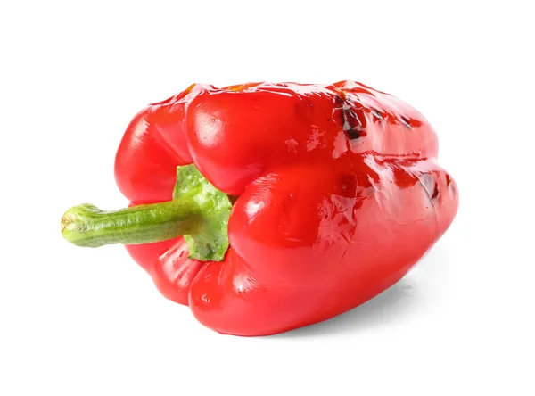 Tasty Grilled Bell Pepper Isolated White Background Stock Photo