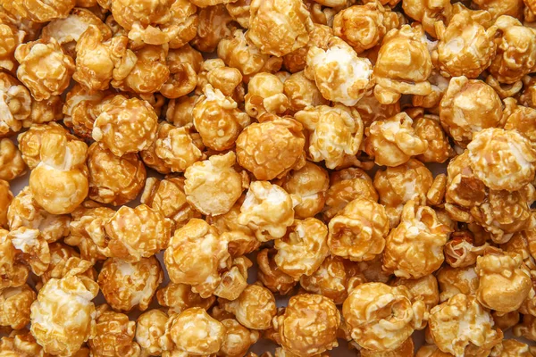 Heerlijke Caramel Popcorn Als Achtergrond — Stockfoto