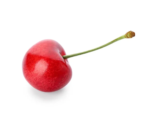 Sweet Cherry Vit Bakgrund — Stockfoto