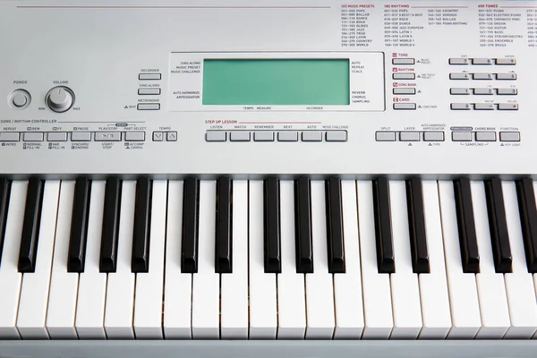 Modern Synthesizer Background Closeup — Stock Photo, Image