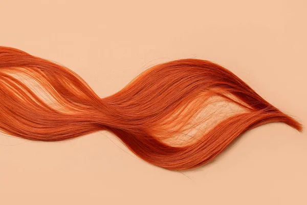 红发丝的色彩背景 — 图库照片