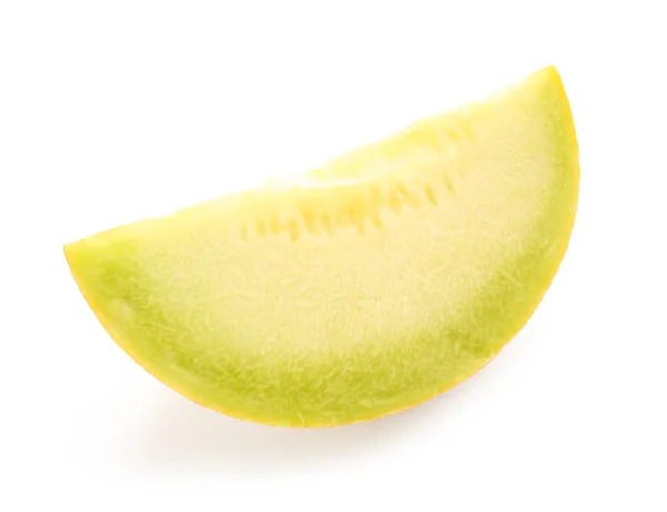 Lätt Söt Melon Vit Bakgrund — Stockfoto