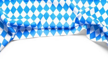 Flag of Bavaria on white background