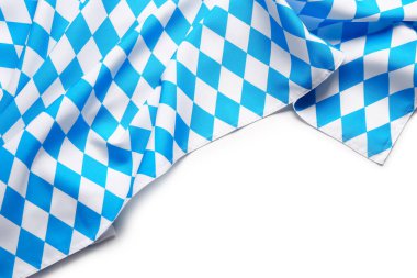 Flag of Bavaria on white background