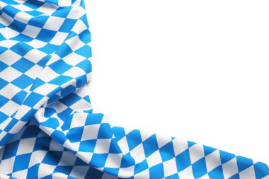 Flag of Bavaria on white background