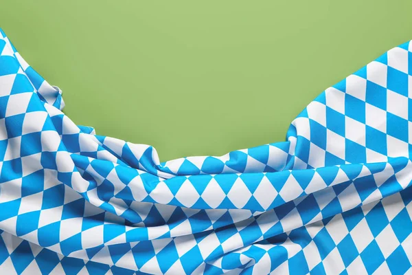 Флаг Баварии Зеленом Фоне — стоковое фото