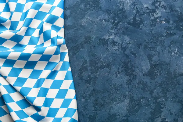 Flag Bavaria Blue Background — Stock Photo, Image