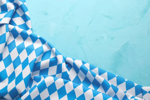 Flag Bavaria Blue Background — Stock Photo, Image
